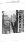From the Empire building past Trinity Church up Broadway by Underwood & Underwood
