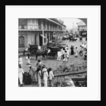 Rosario Street and Binondo Church as seen from Pasig River, Manila, Philippines by Underwood & Underwood