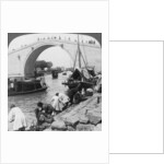 Woo Men Bridge and Grand Imperial Canal, Soo-chow (Suzhou), China by Underwood & Underwood