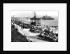The bandstand and pier, Eastbourne, East Sussex by E Dennis