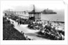 The bandstand and pier, Eastbourne, East Sussex by E Dennis
