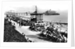 The bandstand and pier, Eastbourne, East Sussex by E Dennis