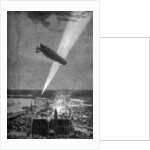 Zeppelin bombardment of Antwerp, First World War by RG Mathews
