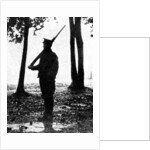 'Grey dawn on the battlefield, British cavalry, Belgian frontier', First World War by Anonymous