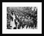 German troops as prisoners in Antwerp, Belgium, First World War by Anonymous