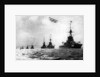 Dreadnoughts and hydroplane, British Grand Fleet, North Sea, First World War by Anonymous