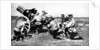 Russian Howitzer at practice fire, First World War by Anonymous