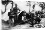 Serbian soldiers camping, First World War by Anonymous