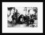Serbian soldiers camping, First World War by Anonymous