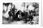 Serbian soldiers camping, First World War by Anonymous