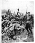 Cossack attack on German troops, East Prussia, First World War by Anonymous