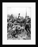 Cossack attack on German troops, East Prussia, First World War by Anonymous