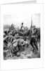 Cossack attack on German troops, East Prussia, First World War by Anonymous