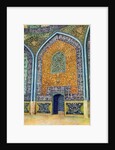 Wall panel in the mosque of Sheikh Lutfullah, Isfahan, Iran by Harold E Hare