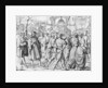 People at the entrance to a city by Anonymous