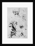 Studies for a 'Madonna Del Gatto' by Leonardo Da Vinci