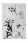 Studies for a 'Madonna Del Gatto' by Leonardo Da Vinci