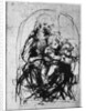 Studies for a 'Madonna Del Gatto' by Leonardo Da Vinci