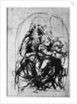 Studies for a 'Madonna Del Gatto' by Leonardo Da Vinci