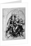 Studies for a 'Madonna Del Gatto' by Leonardo Da Vinci