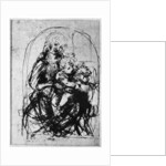 Studies for a 'Madonna Del Gatto' by Leonardo Da Vinci