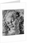 The head of an angel by Andrea del Verrocchio