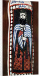 Painted figure of a Christian priest at Jausaq, Samarra, Iraq by Anonymous