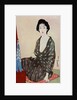 A Japanese woman wearing summer clothes by Hashiguchi Goyo