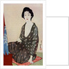 A Japanese woman wearing summer clothes by Hashiguchi Goyo