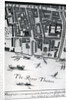 Map of London featuring Whitefriars by Morden & Lea