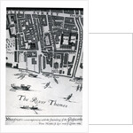 Map of London featuring Whitefriars by Morden & Lea