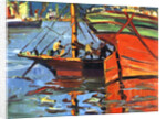A Sunny Day at Buenos Aires by Benito Quinquela Martin