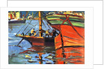 A Sunny Day at Buenos Aires by Benito Quinquela Martin