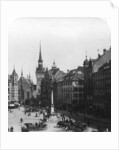 Marienplatz, Munich, Germany by Wurthle & Sons