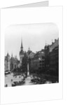 Marienplatz, Munich, Germany by Wurthle & Sons