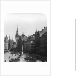 Marienplatz, Munich, Germany by Wurthle & Sons