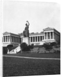 The Ruhmeshalle and Bavaria statue, Munich, Germany by Wurthle & Sons