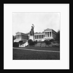 The Ruhmeshalle and Bavaria statue, Munich, Germany by Wurthle & Sons