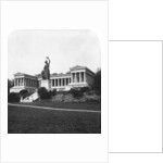 The Ruhmeshalle and Bavaria statue, Munich, Germany by Wurthle & Sons