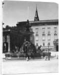 Court fountain and residence, Salzburg, Austria by Wurthle & Sons