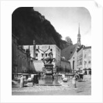 The Pferdeschwemme (horse well), Salzburg, Austria by Wurthle & Sons