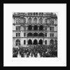 An outdoor concert at the Town Hall, Munich, Germany by Wurthle & Sons