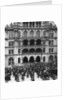 An outdoor concert at the Town Hall, Munich, Germany by Wurthle & Sons