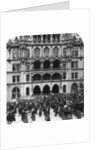 An outdoor concert at the Town Hall, Munich, Germany by Wurthle & Sons