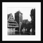 Henkersteg (The Hangman's Bridge), Nuremberg, Bavaria, Germany by Wurthle & Sons
