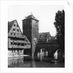 Henkersteg (The Hangman's Bridge), Nuremberg, Bavaria, Germany by Wurthle & Sons