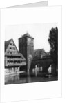 Henkersteg (The Hangman's Bridge), Nuremberg, Bavaria, Germany by Wurthle & Sons