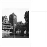Henkersteg (The Hangman's Bridge), Nuremberg, Bavaria, Germany by Wurthle & Sons