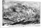 'Sixth Great Conflagration in San Francisco', Californa by J de Vere