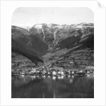 Zell am See and mount Schmittenhöhe, Salzburg, Austria by Wurthle & Sons